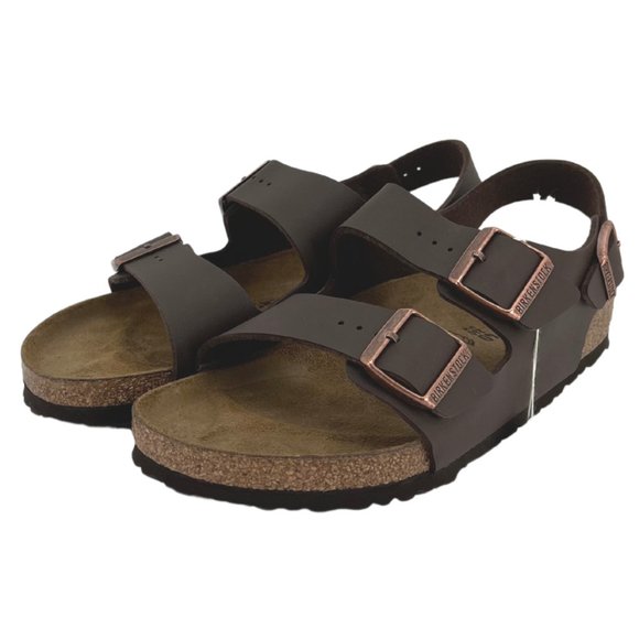Birkenstock Women's Milano Sandals | Dark Brown | Various Sizes - Picture 1 of 6